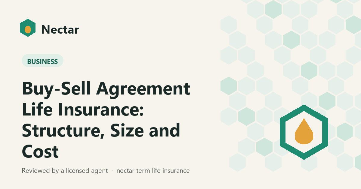 Buy-Sell Agreement Life Insurance: Structure, Size and Cost