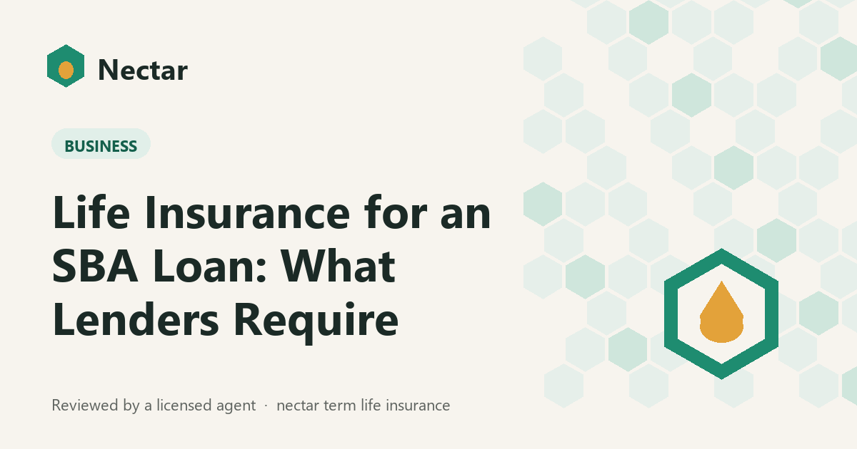 Life Insurance for an SBA Loan: What Lenders Require