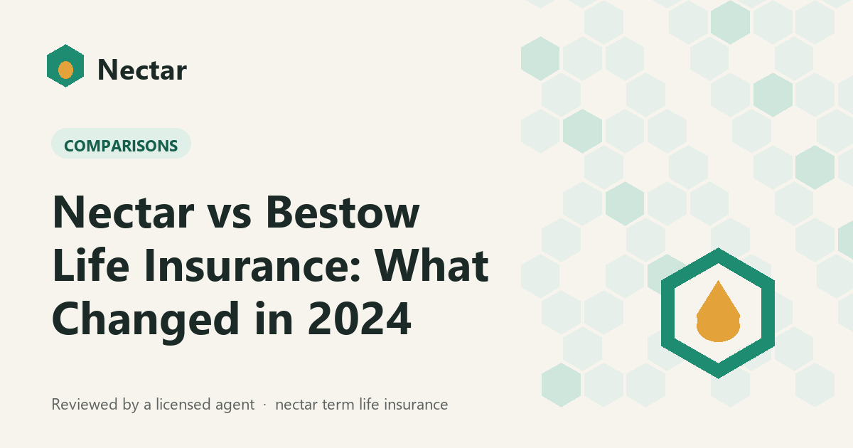 Nectar vs Bestow Life Insurance: What Changed in 2024